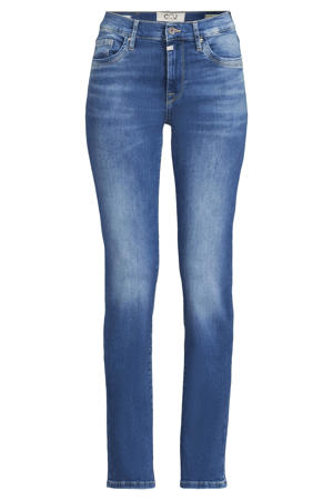 high waist skinny jeans medium blue denim
