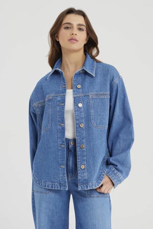 spijkerjas medium blue denim