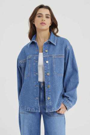 spijkerjas medium blue denim