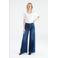 Cup of Joe Denim wide leg jeans dark blue denim