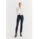 Cup of Joe Denim high waist straight leg jeans dark blue denim