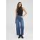 Cup of Joe Denim high waist cropped jeans dark blue denim