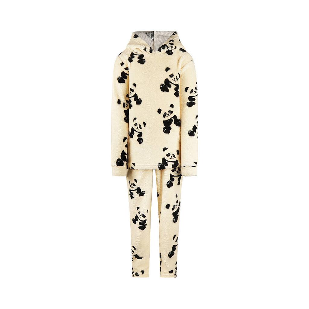 Charlie Choe pyjama ecru/zwart