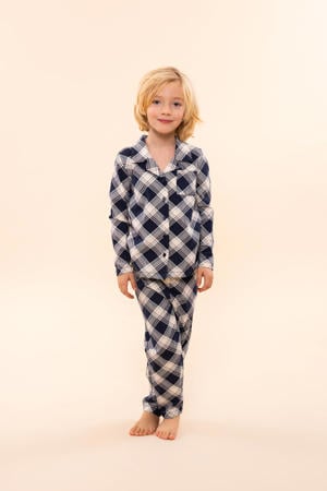 pyjama blauw/ecru