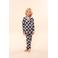Charlie Choe pyjama blauw/ecru
