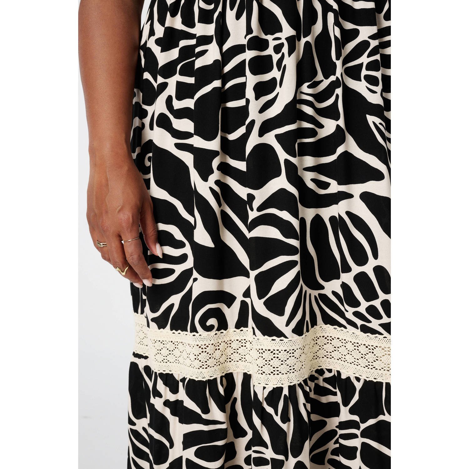 MS Mode maxi jurk zwart