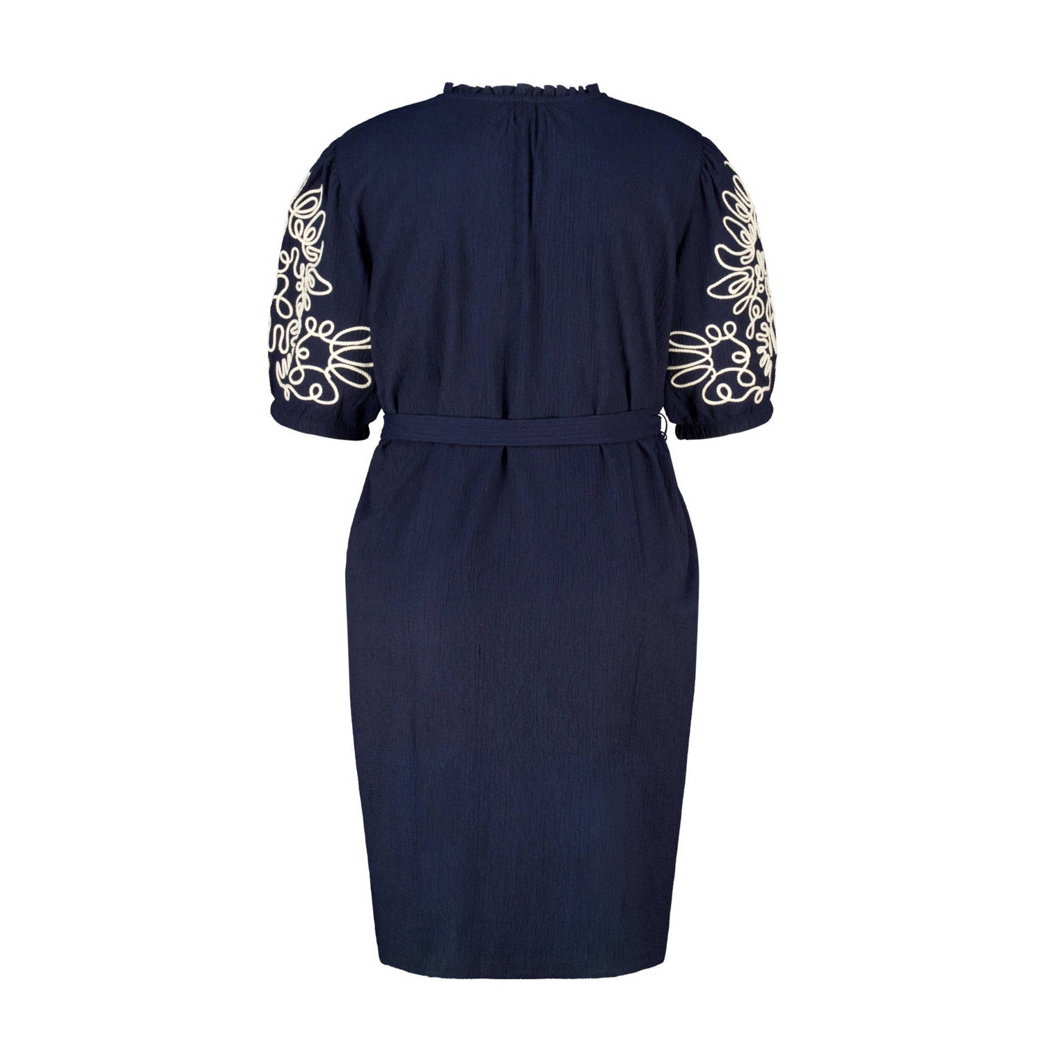 MS Mode korte jurk donkerblauw