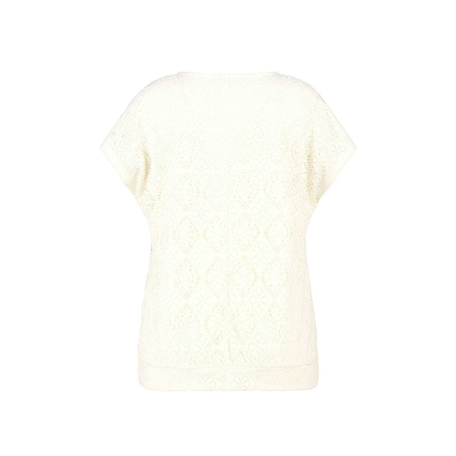 MS Mode top ecru broderie