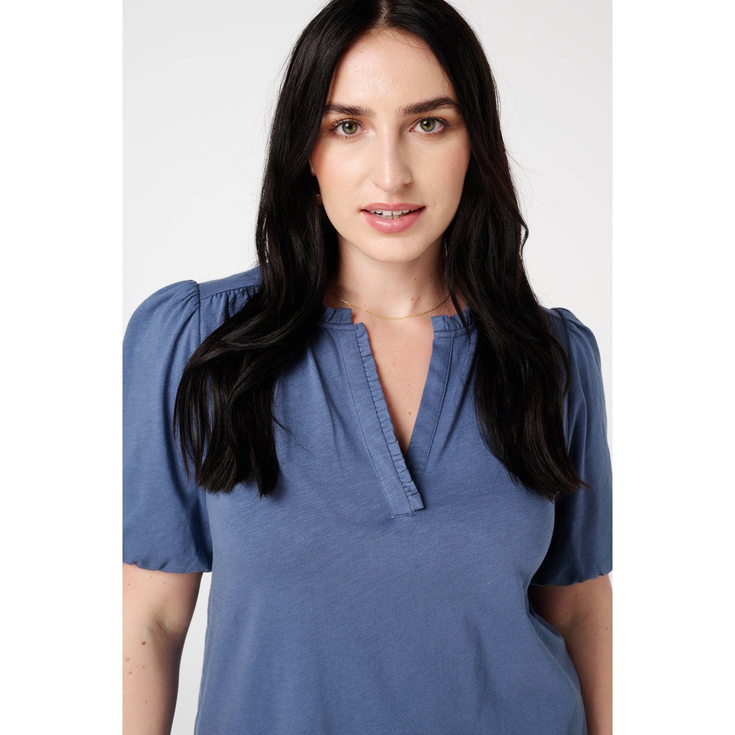 MS Mode top blauw
