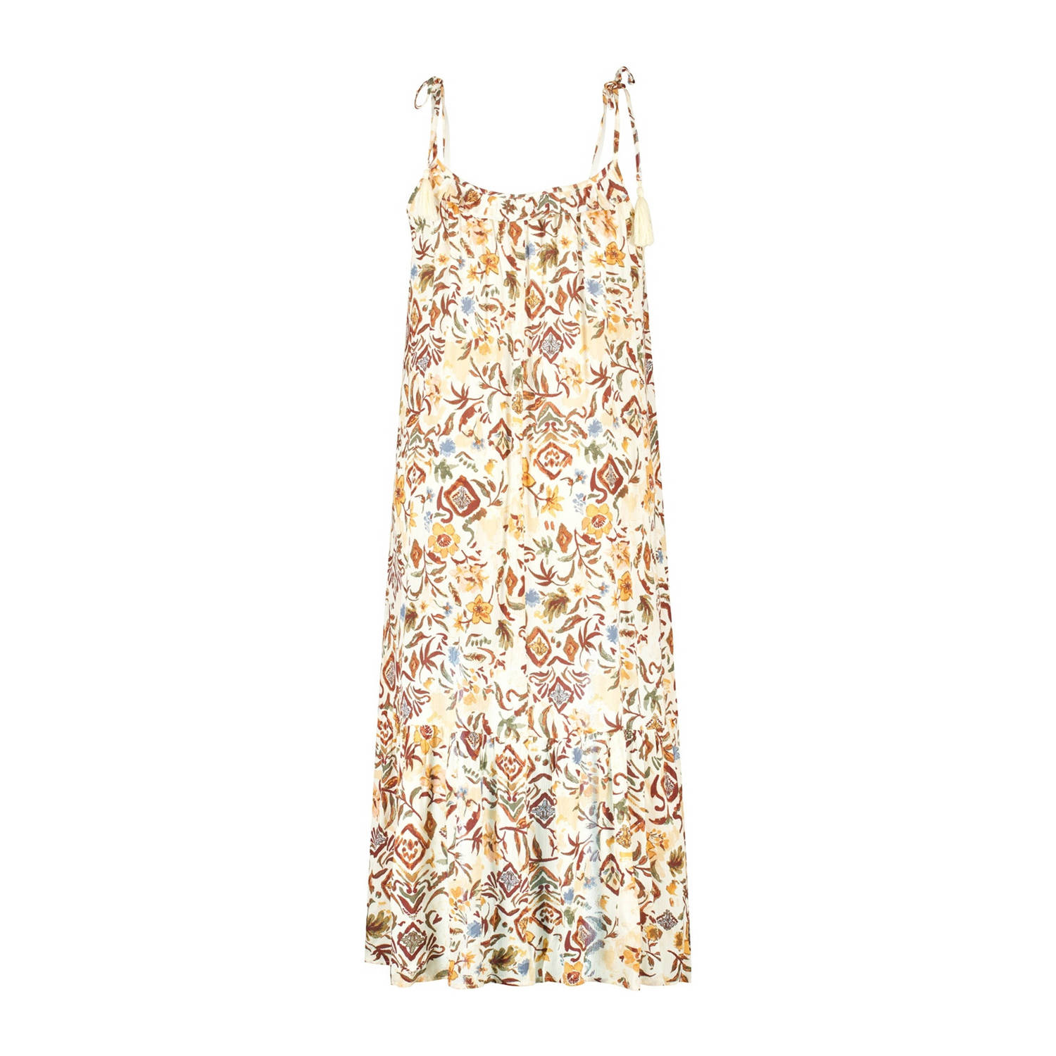 MS Mode maxi jurk lichtgeel