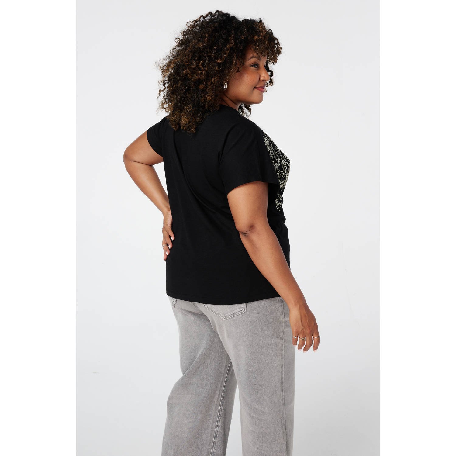 MS Mode T-shirt zwart