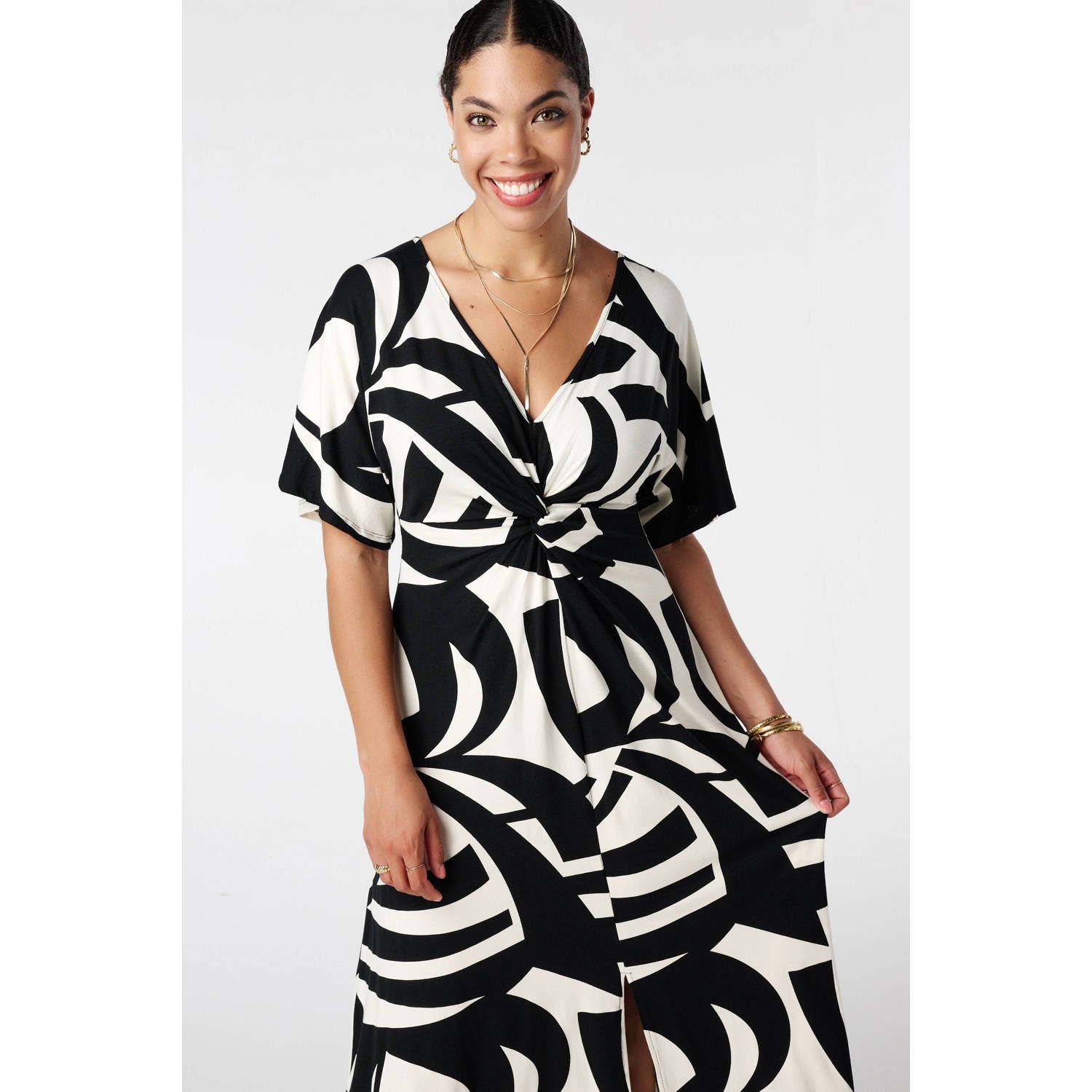 MS Mode maxi jurk zwart