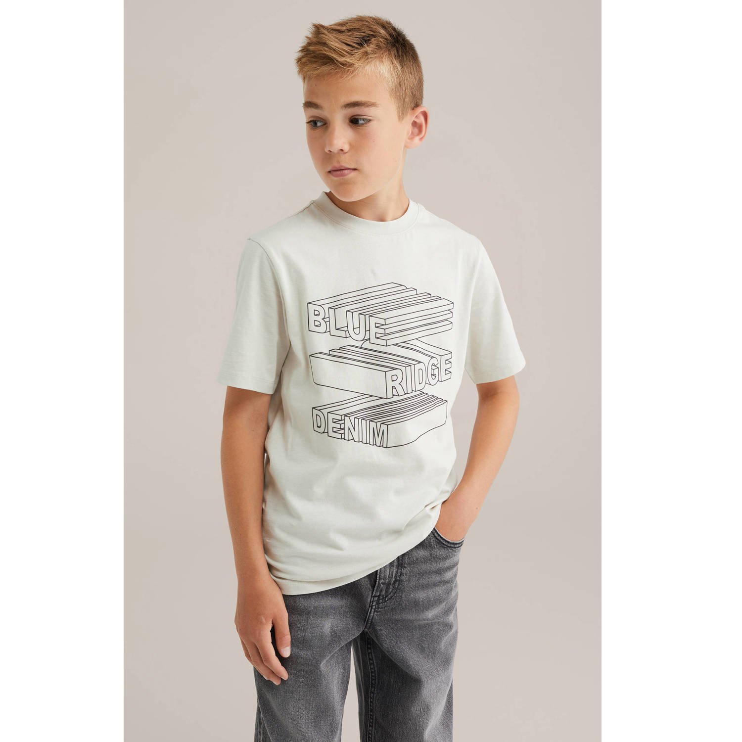WE Fashion T-shirt ecru