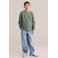 WE Fashion Blue Ridge longsleeve olijfgroen
