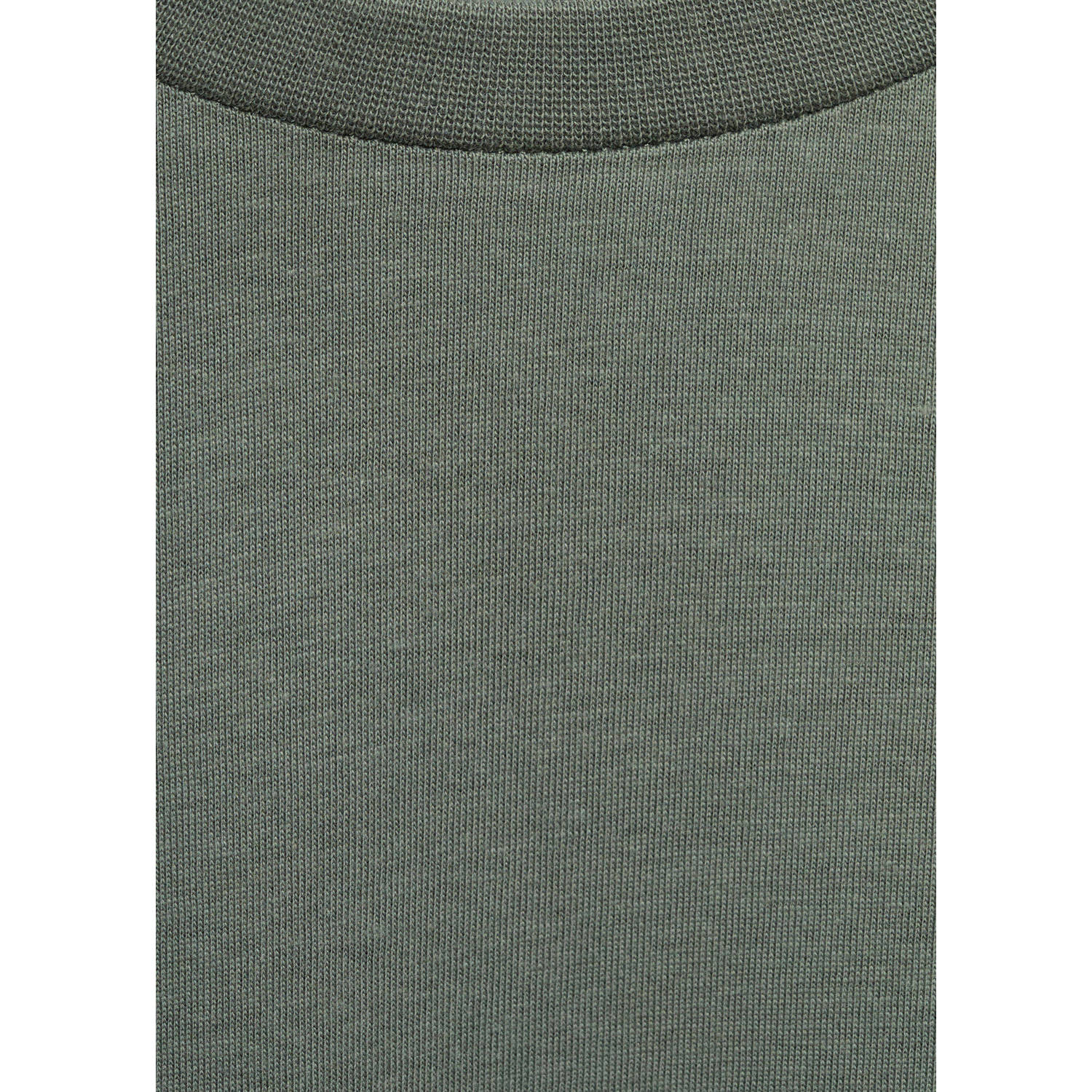 Mango Man slim T-shirt groen