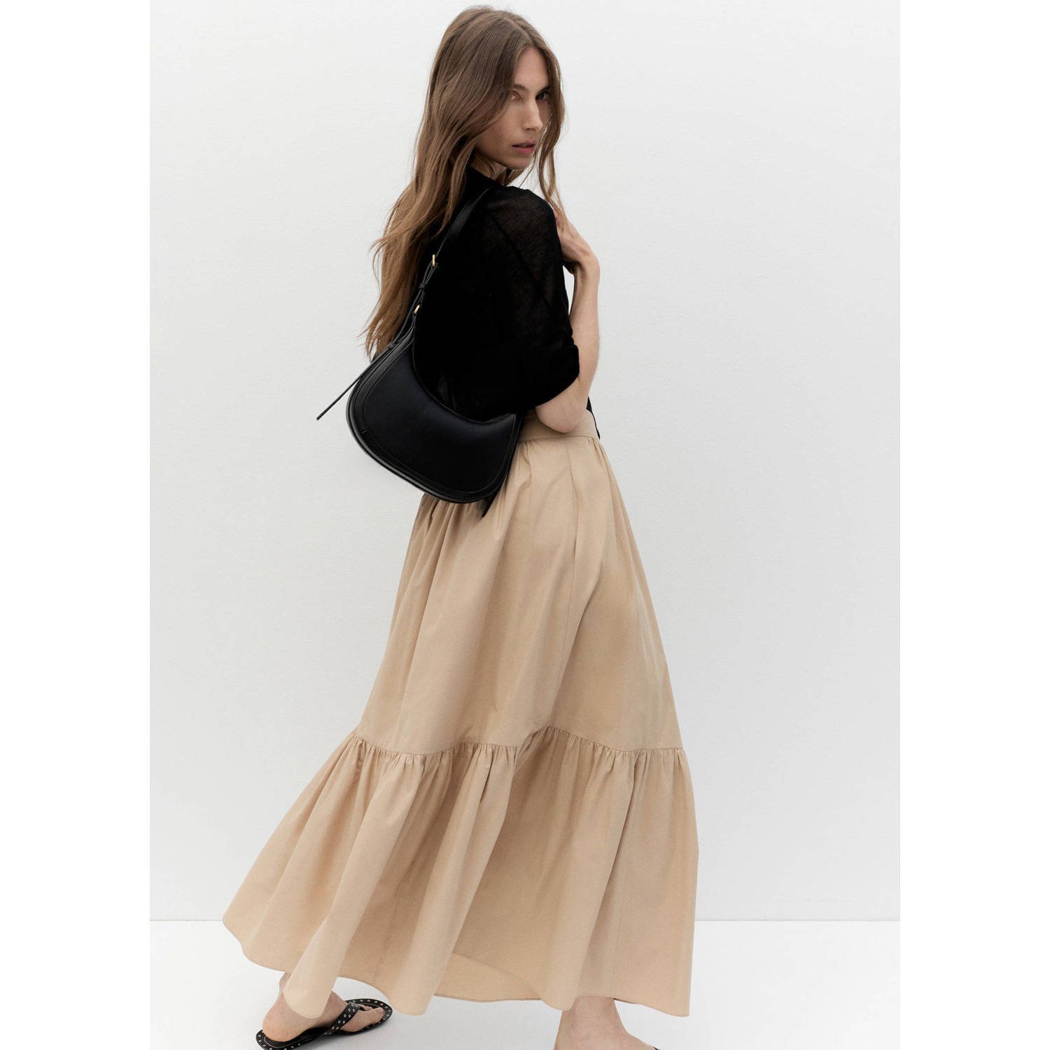 Mango crossbody tas zwart