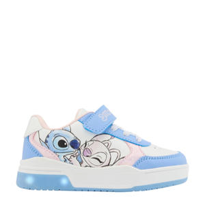   Stitch sneakers met lichtjes blauw/wit