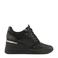 Graceland sneakers met sleehak zwart