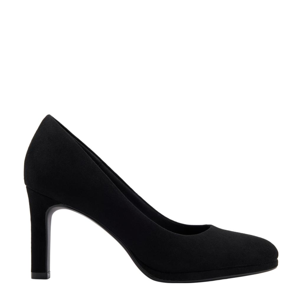 Zwarte dames Graceland pumps van imitatiesuède