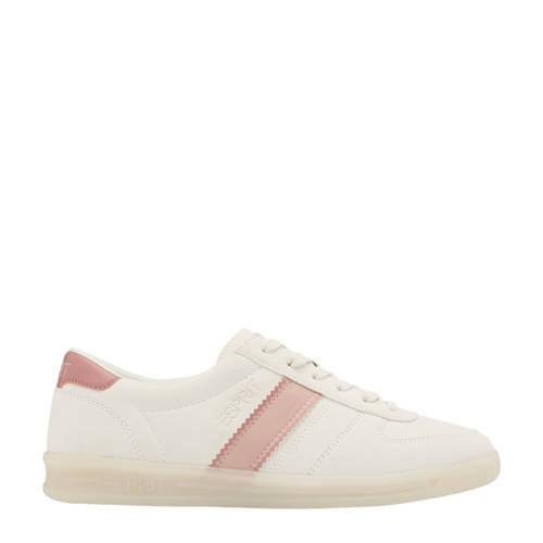 ESPRIT sneakers wit/roze afbeelding