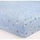 NOUS Kids flanellen hoeslaken blauw