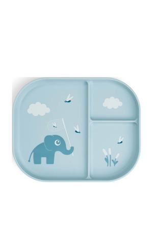 Foodie compartimentbord Tiny farm - Blauw
