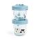 Done by Deer Babyvoedselcontainer 2-pack Tiny farm - Blauw