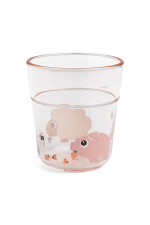 Glas L Tiny farm - Roze