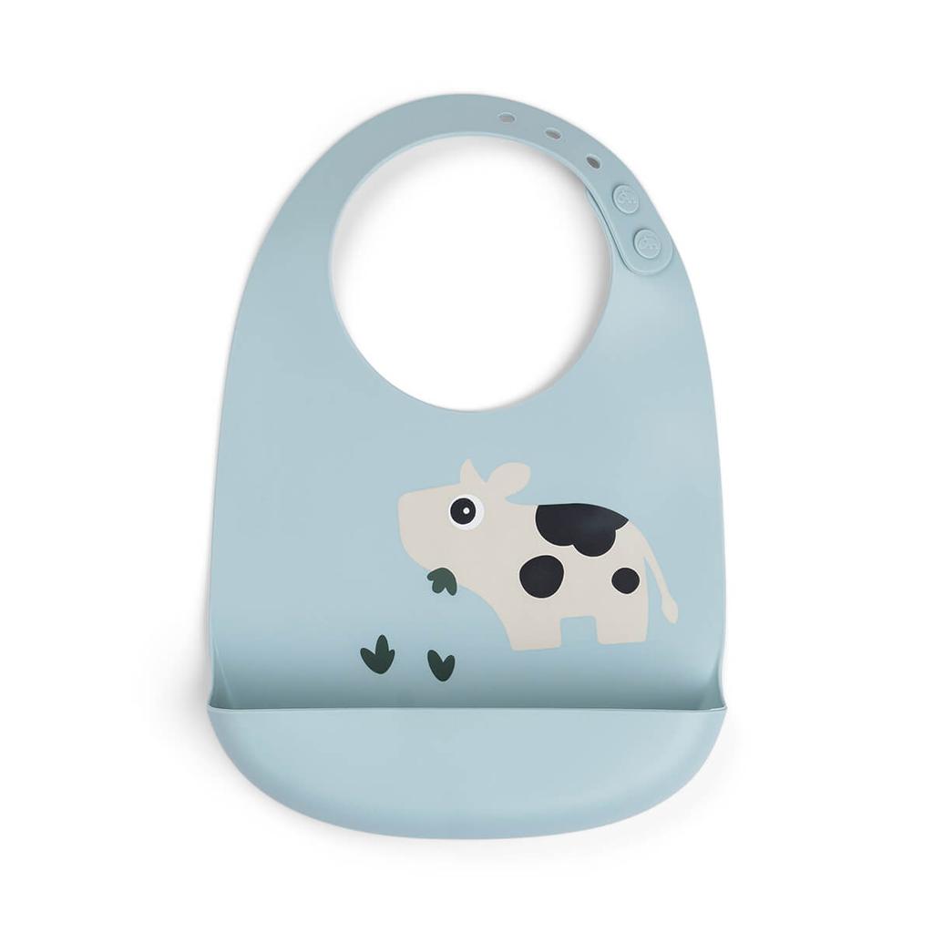 Done by Deer Siliconen slab Dotti - Blauw
