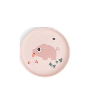 Foodie bord Tiny farm - Roze