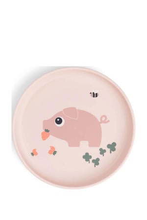 Foodie bord Tiny farm - Roze