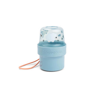 To go 2-in-1 snackcontainer S Tiny farm - Blauw