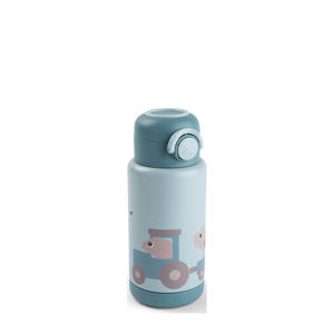Thermo fles Tiny farm - Blauw - 340 ml