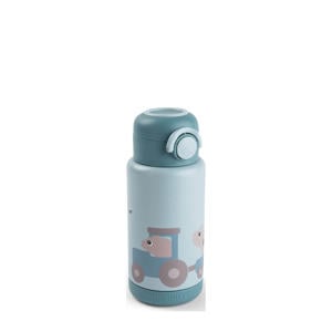 Thermo fles Tiny farm - Blauw - 340 ml