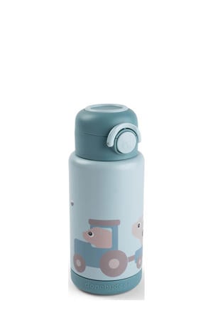 Thermo fles Tiny farm - Blauw - 340 ml