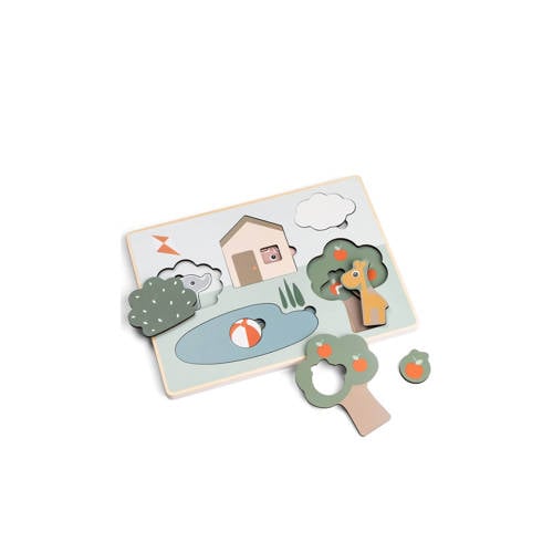 Done by Deer Layer puzzle Deer friends Colour mix Laagjespuzzel Deer friends afbeelding