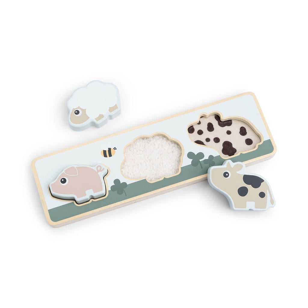 Done by Deer Sensory puzzle Tiny farm Colour mix Sensorische puzzel Tiny farm