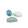 Done by Deer Siliconen vormen 3 stuks Happy clouds - Blauw
