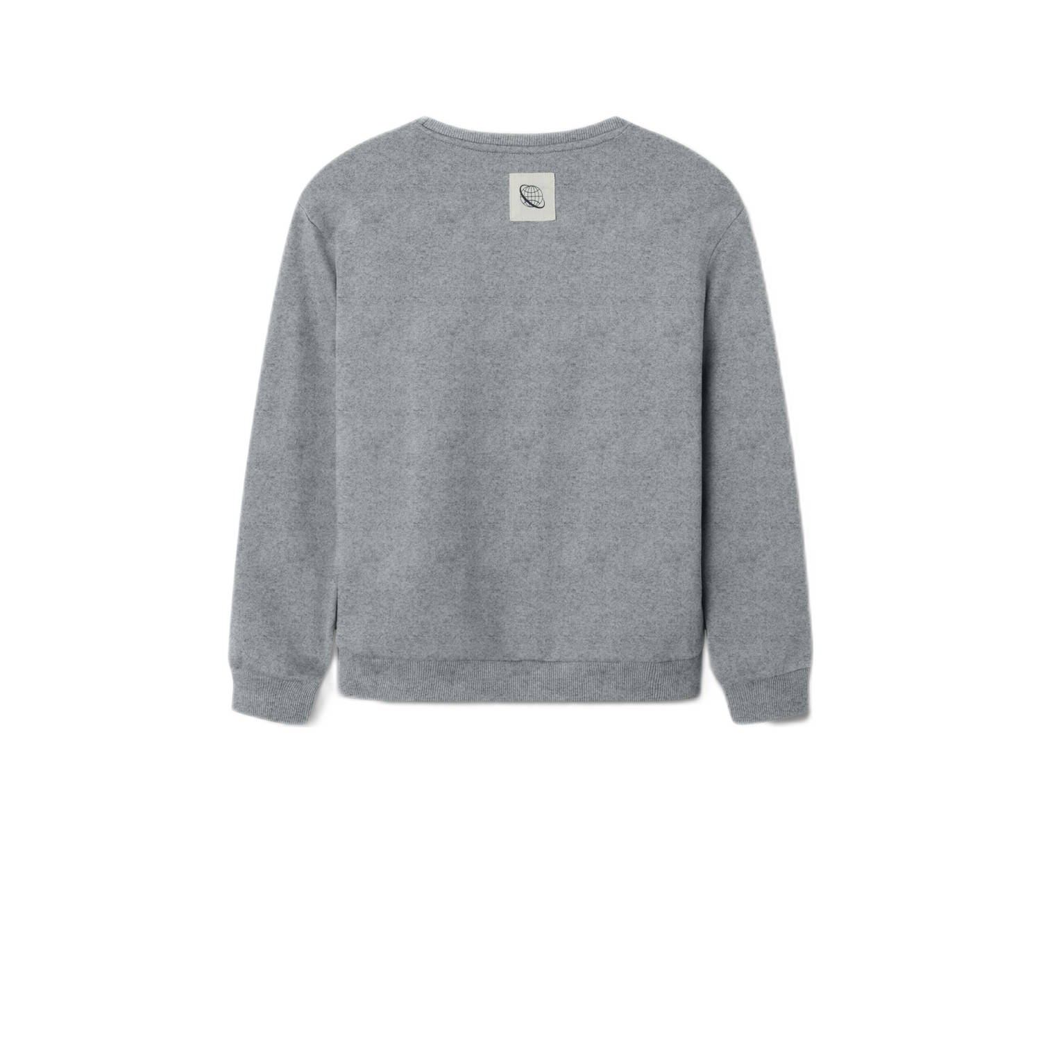 NAME IT KIDS sweater grijs melange