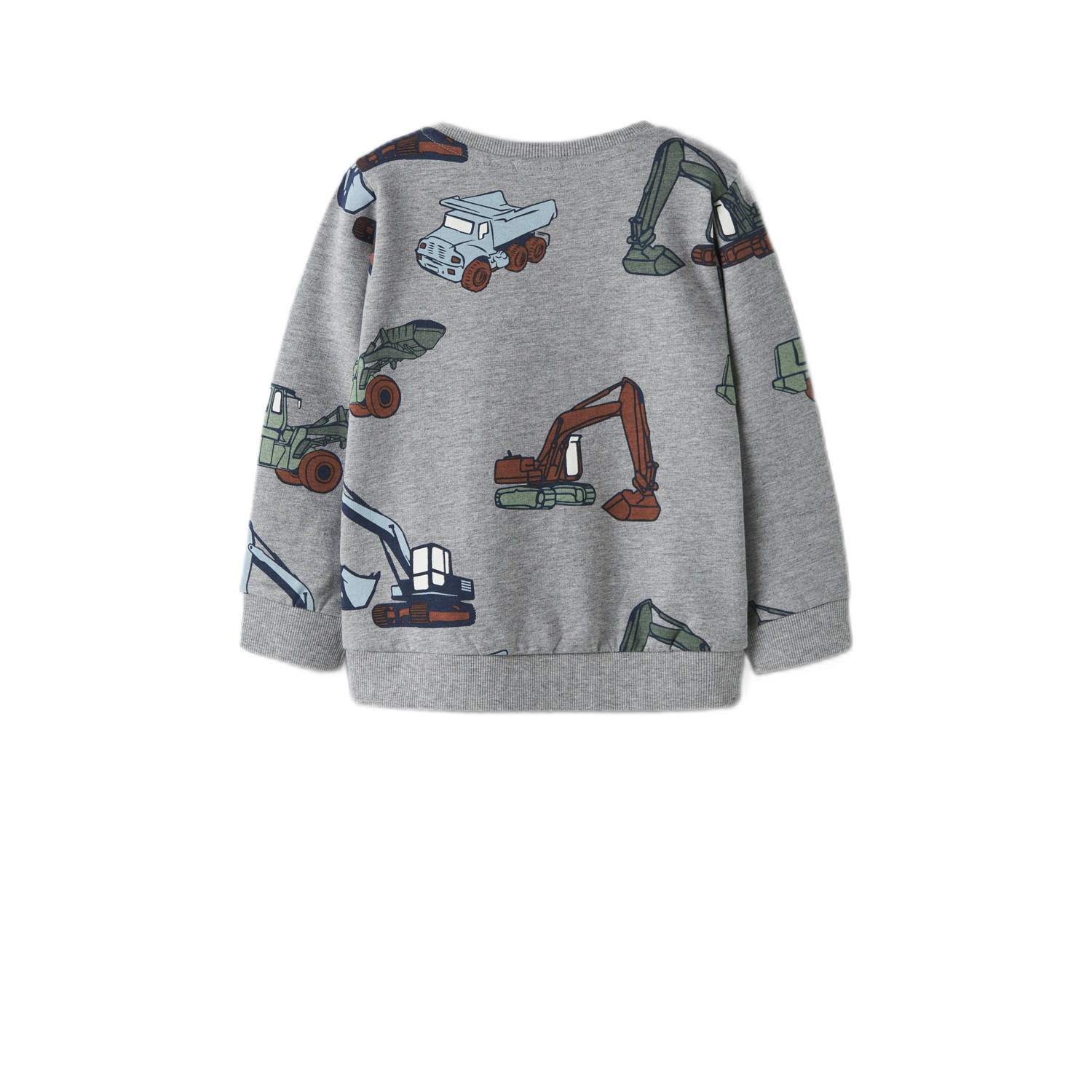 NAME IT MINI sweater grijs melange