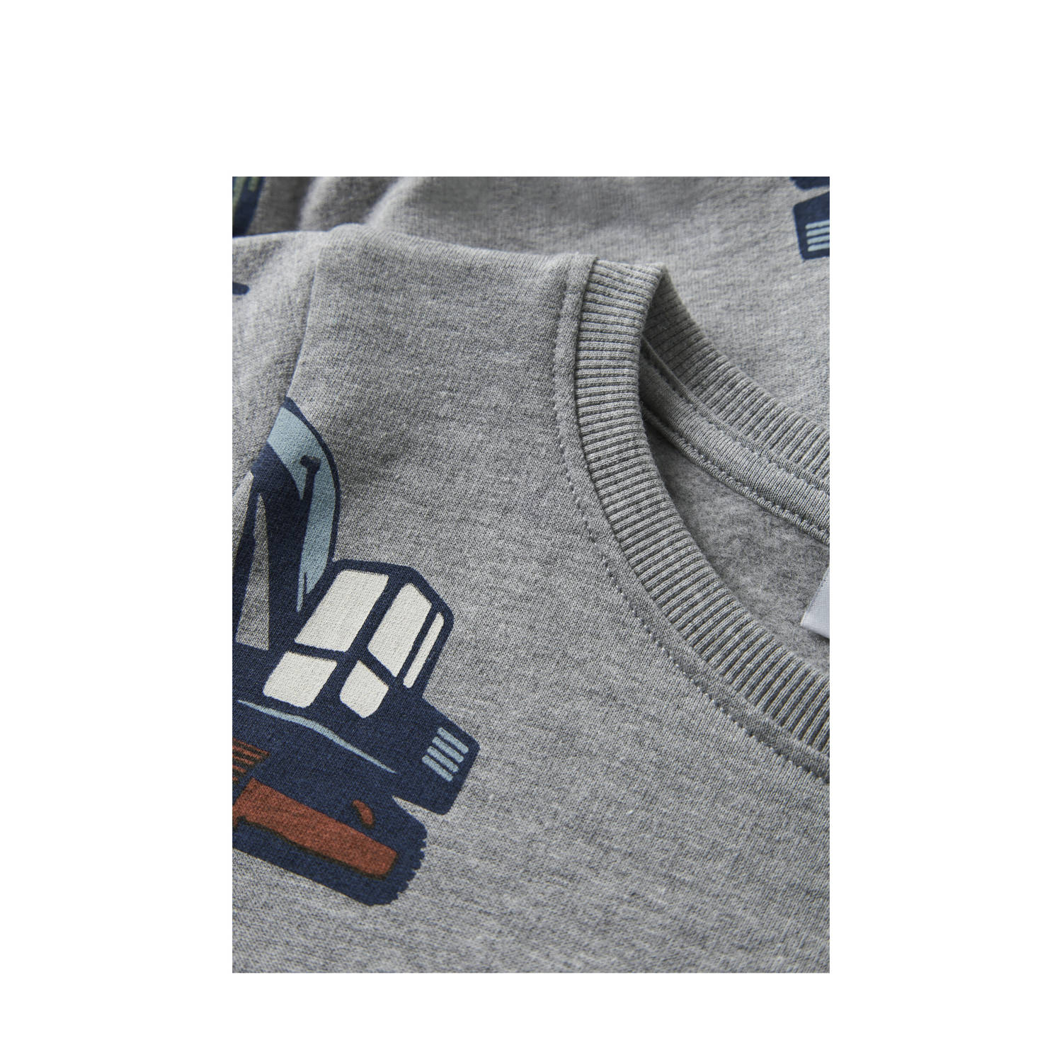 NAME IT MINI sweater grijs melange