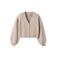 NAME IT KIDS cardigan ecru gebreid