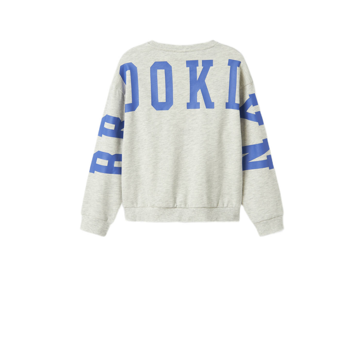 NAME IT KIDS sweater grijs melange