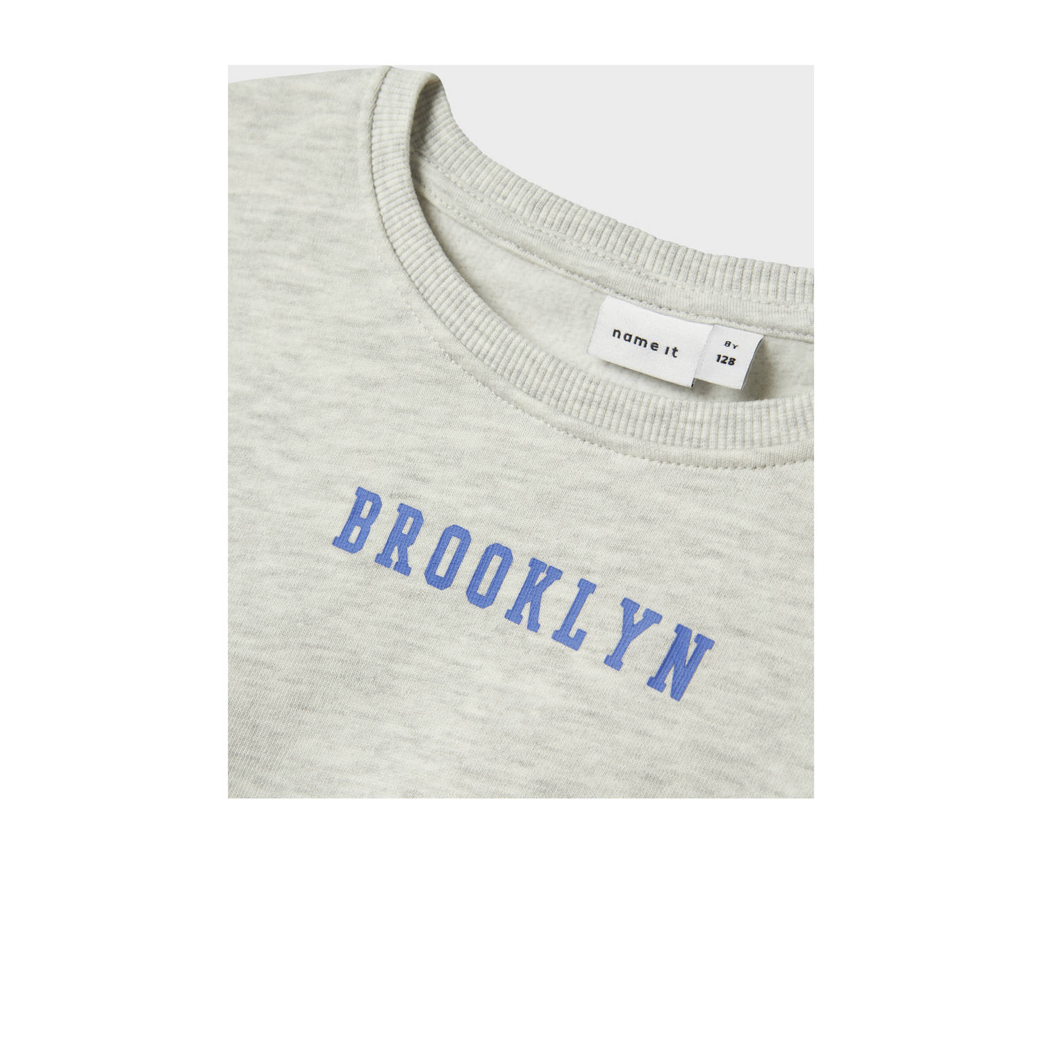NAME IT KIDS sweater grijs melange
