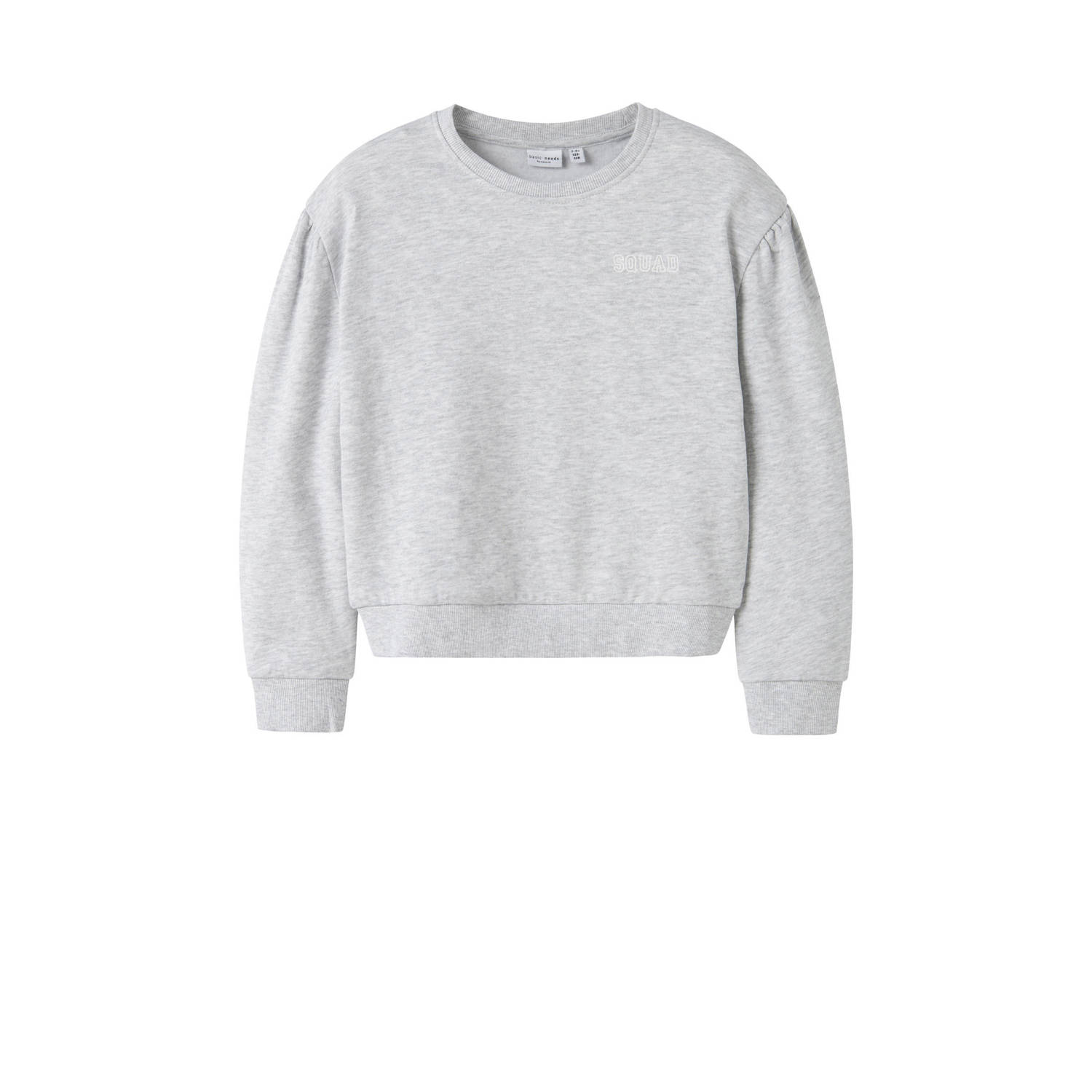 NAME IT KIDS sweater grijs melange