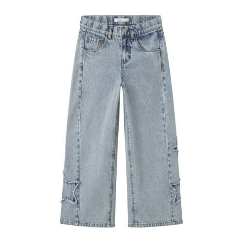 NAME IT KIDS baggy jeans light blue denim afbeelding