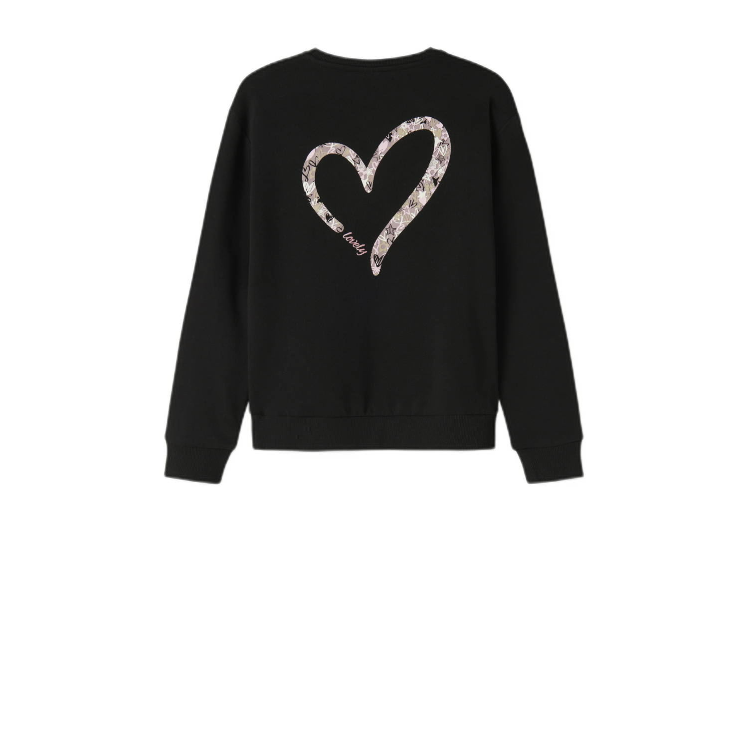 NAME IT KIDS sweater zwart
