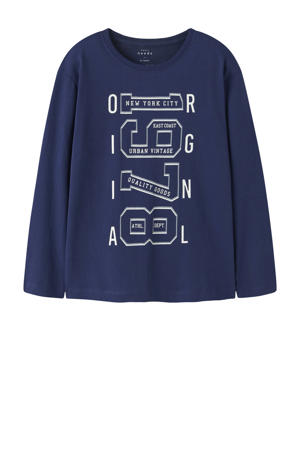longsleeve donkerblauw