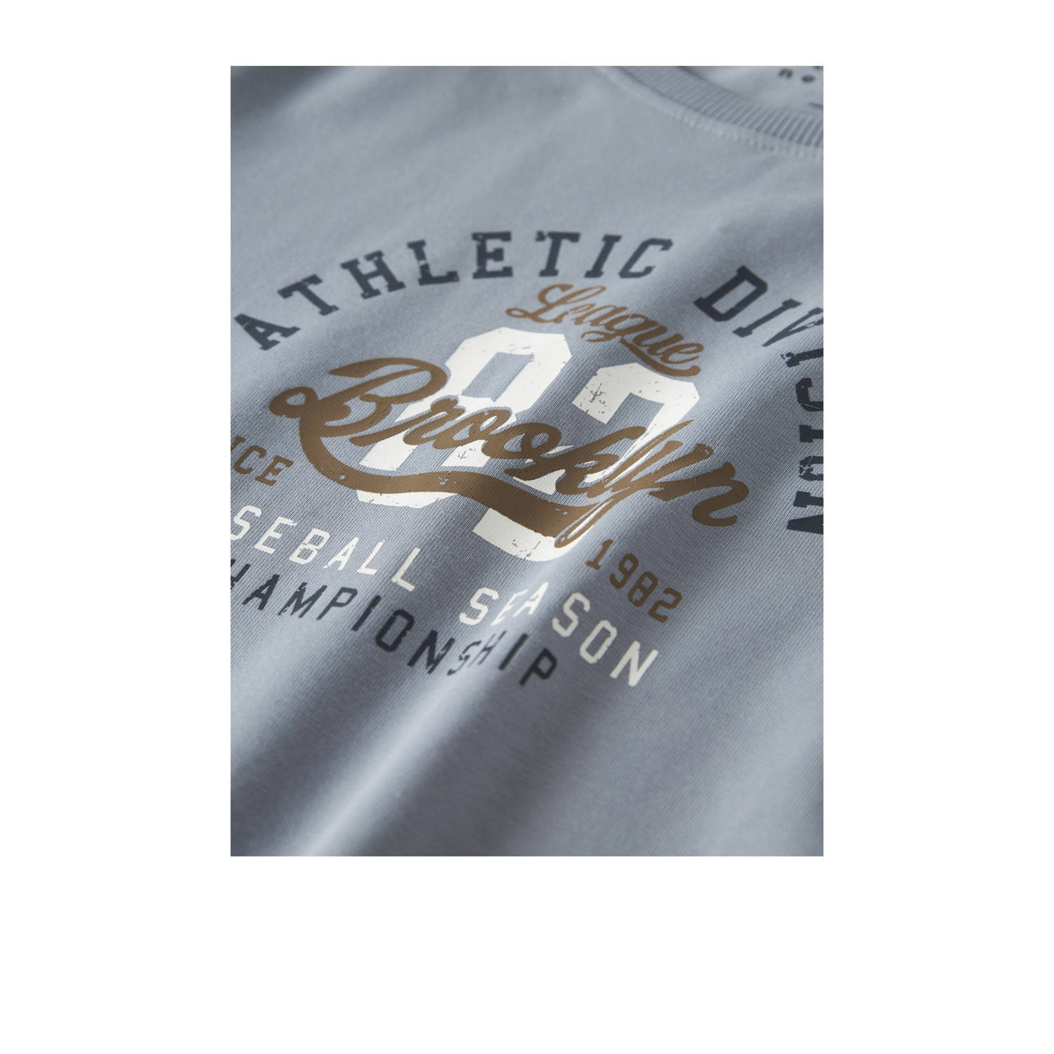 NAME IT KIDS longsleeve grijsblauw
