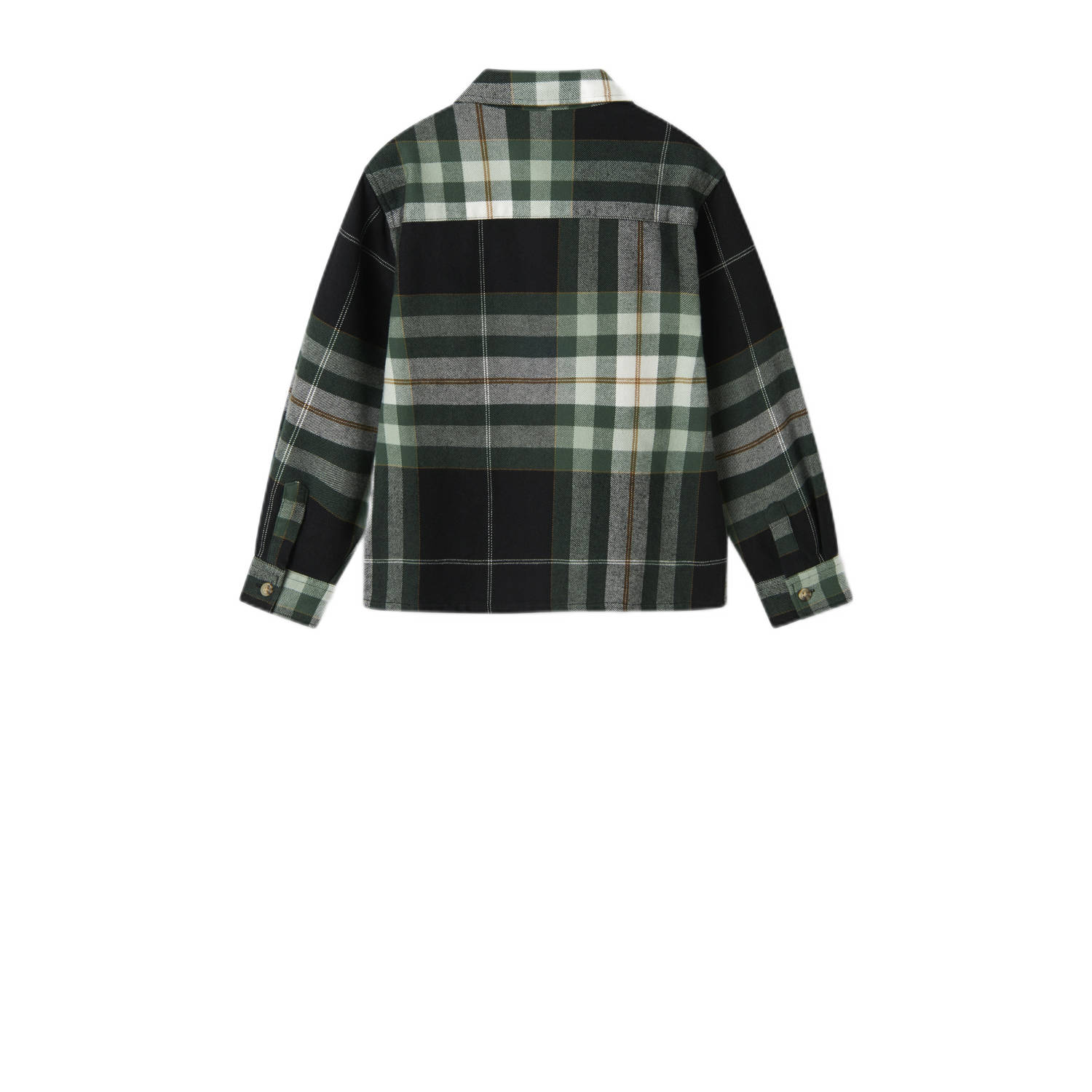 NAME IT KIDS overshirt donkergroen